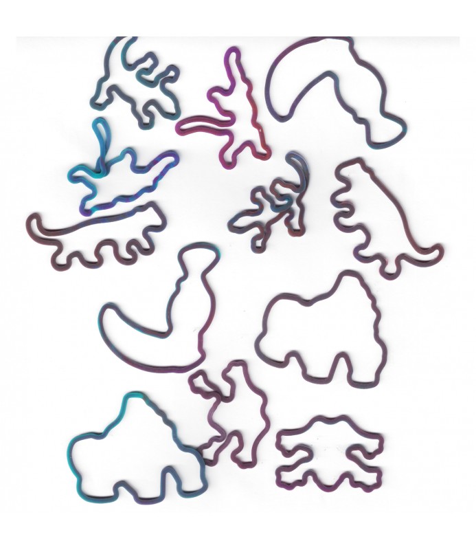 Animal Rubber Stretch Bracelets (12ct)